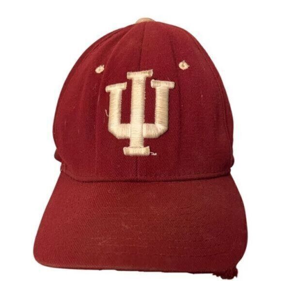 Vintage Zephyr University of Indiana Fitted baseball hat. Size M/L - Picture 1 of 5